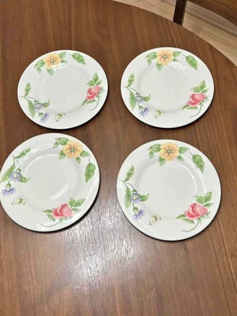 Pfaltzgraff Dahlia Salad Plate 511705 SET OF 4 TOTAL